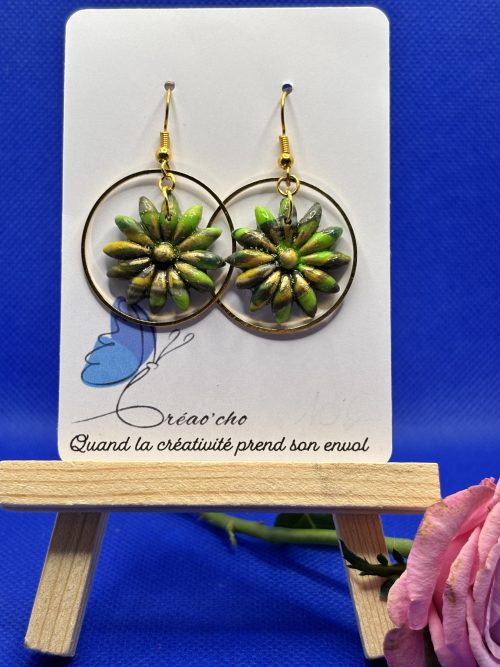 Boucles d'oreilles "Fleur" MDVO7