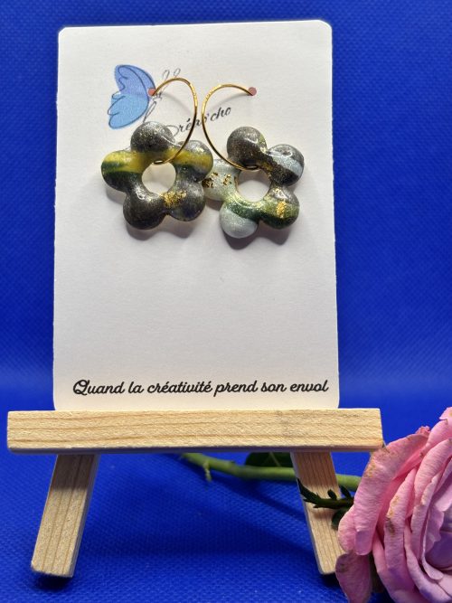 Boucles d'oreilles "Fleur" MDVO12
