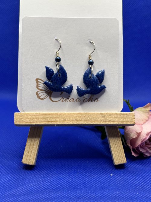 Boucles d'oreilles "Colombe" DBM6
