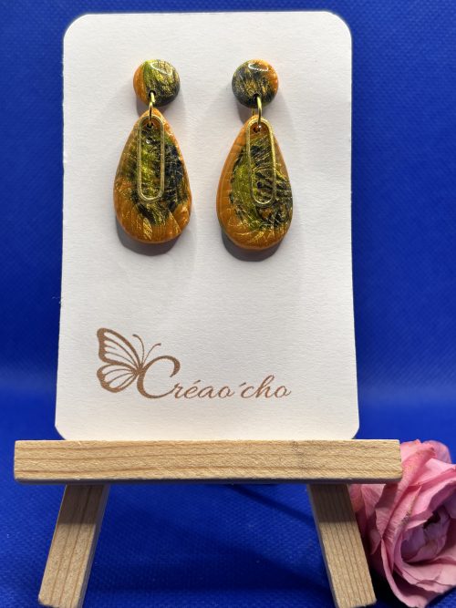 Boucles d'oreilles "Goutte" LOD4