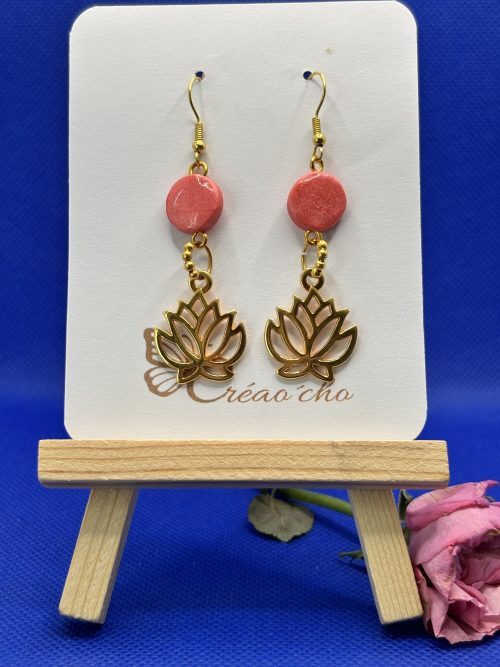Boucles d'oreilles "Ronde lotus"MDR10
