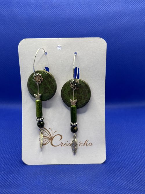 Boucles  d'oreilles "RondeJaponaise" LVD6