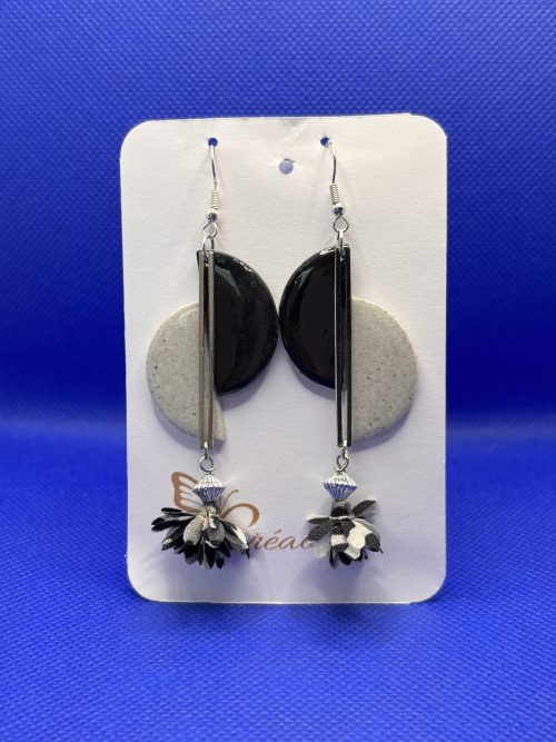 Boucles d'oreilles "Demi disque" BEN4