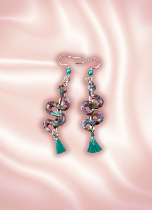 Boucles d'oreilles serpent VER11