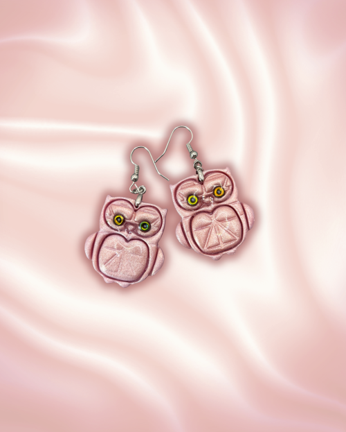 Boucles d'oreilles Hibou VER18